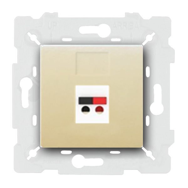  Розетка аккустическая Fede Vintage Corinto Бежевый (в сборе)